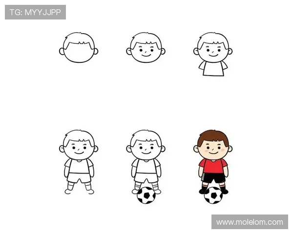 简笔画教程：轻松画出足球明星的简洁风格插图技巧分享